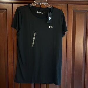 New under armour heat gear work out shirt black
